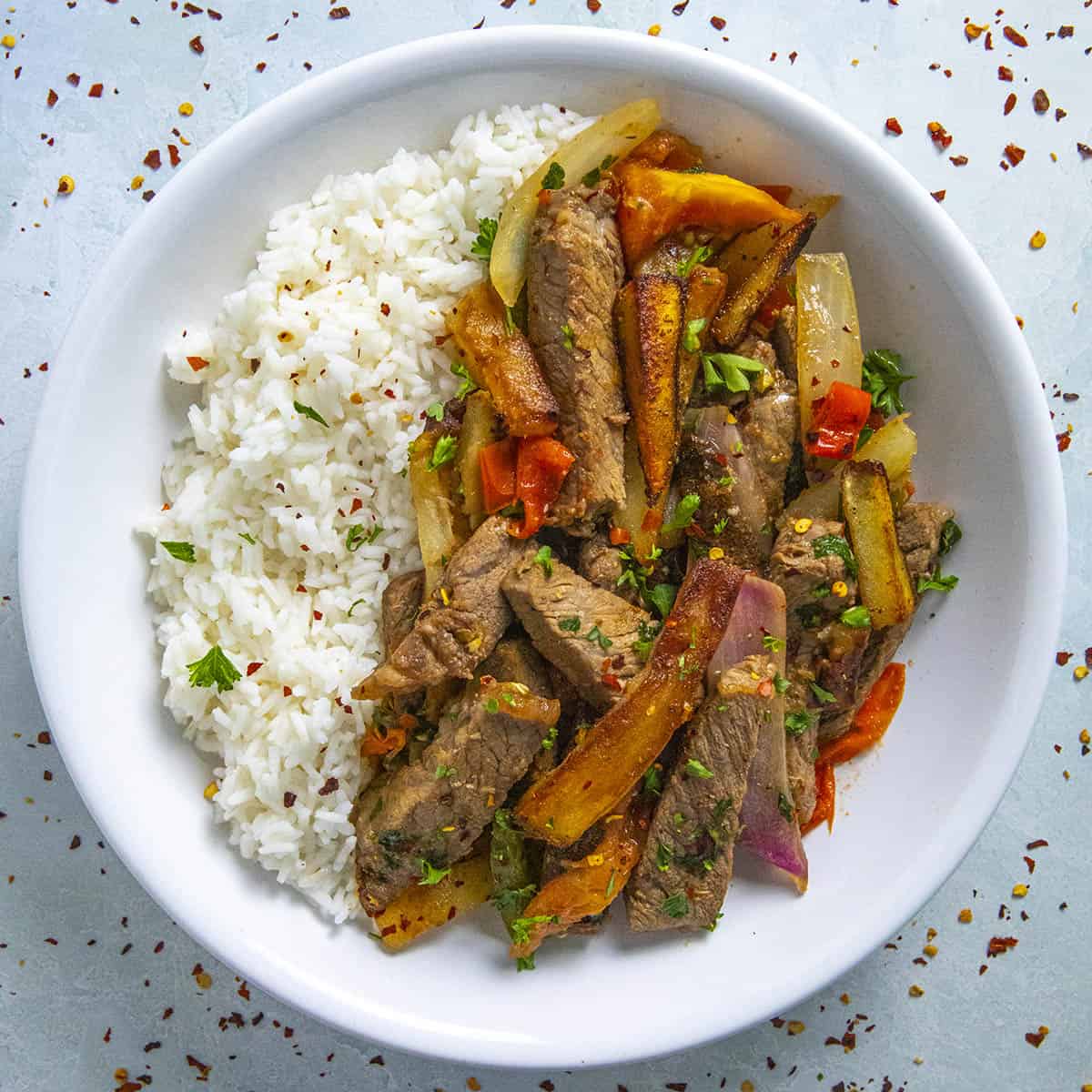 Pollo Saltado